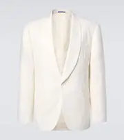 [Ralph Lauren Purple Label] Ralph Lauren Purple Label Gregory wool tuxedo jacket AU 90 white
