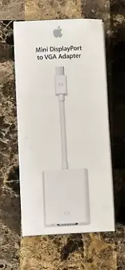 Genuine Apple Mini DisplayPort to VGA Adapter - White (MB572Z/B