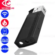 Wireless Discrete WIFI Lighter Camera 64GB Portable Mini Recorder LIVE View