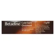 Betadine Cold Sore Ointmment 7.5G