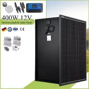 12V 400W Solar Panel Kit Home Battery Charger Power For Caravan Car Van Boat Kit
