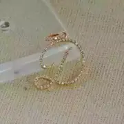 1.50 Ct Round Cut Diamond D Initial Letter Pendant Charm 14K Yellow Gold Finish