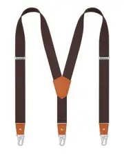 Men's Suspenders with Heavy Duty Snap Hooks and 1.4 Inch Elastic Straps Y-Bac...