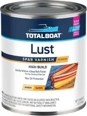 Durable Lust Quart Marine Varnish - UV Resistant & Waterproof High Gloss Finish