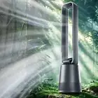Tower Fans Bladeless Pedestal Oscillating Tower Fan Bedroom Cooling Floor Fan