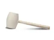 Rubi 65912 250 gram 8.8 oz Flat two sided Rubber Mallet Hammer