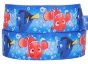 Finding Nemo 1" Wide Repeat Ribbon Sold in Yard Lots