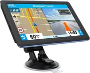 GPS Navigator for Car Truck RV, Latest 2024 Map, 7 inch Touch Screen Real Voice