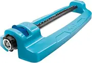 Aqua Joe SJI-OMS16 Indestructible Metal Base Oscillating Sprinkler with Adjustable Spray, 3600-Square Foot Coverage