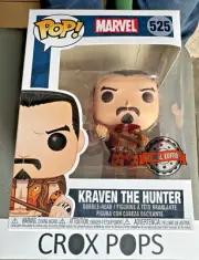 Spider-Man - Kraven the Hunter SE 525 Funko Pop Vinyl New in Mint Box +Protector