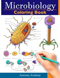 在飛比找誠品線上優惠-Microbiology Coloring Book: In