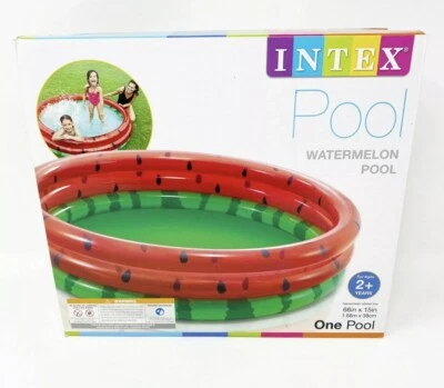 Brand New Watermelon Inflatable Kids Pool INTEX (66in x 15in) - FREE FAST SHIP