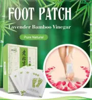 Detox Foot Patches Pure Pads Natural Plant Toxin Removal Sticky Adhesive Bamboo