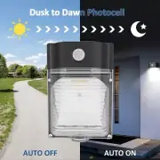 4Pack 30W 3600LM LED Wall Pack Light with Dusk to Dawn Sensor, Aluminum Housi...