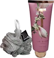 Ted Peony Spritz Body Wash 300ml Large Bottle With Beauty body Puff Any Colour