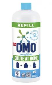 OMO Laundry Liquid Dilute at Home Refill Sensitive 665mL
