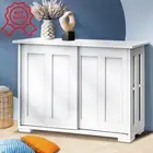 White Buffet Sideboard, Storage Cabinet, Hallway Table, Kitchen Organizer