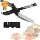 Vegetable Slicer Cutter Chopper Smart Cutting Board Knife Set Kitchen Tool