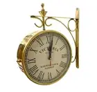 8 Inch Victoria Station Double Sided Railway Clock Wall Clock Home Decorative