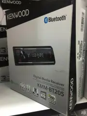 Kenwood KMM-BT205 Single Din Bluetooth Front USB AUX Digital Media Receiver NEW
