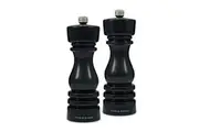 Cole & Mason London 18cm Beech Wood Salt & Pepper Mill Spice Grinder Set Black