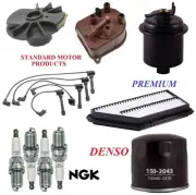 Tune Up Kit Filters Cap Wire Spark Plugs For HONDA PRELUDE L4 2.2L 1997-2001 (for: Honda)