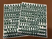 Creative Memories set of 2 Classy MINI ABC/123 Stickers EVERGREEN