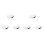 30x Lemon & Lime 1L Rectangle Simple Fresh Food Storage Reusable Container Clear
