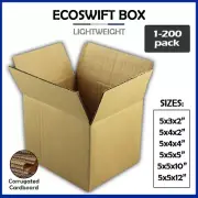 5" Corrugated Cardboard Boxes Shipping Supplies Mailing Moving - Choose 6 Sizes