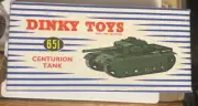 Vintage DINKY Toys No. 651 CENTURION TANK Mint in Original Box