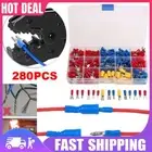 280Pcs Assorted Female Male Crimp Spade Terminals Durable Cold Crimp Terminals