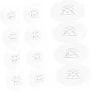 CIMAXIC 30pcs Anti-tip Wall Anchor Furniture Anchors to Wall Furniture Wall Anchor Wall Anchors for Furniture Dresser Wall Safety Anchor Furniture Anchors No Drill Transparent Acrylic