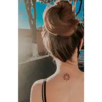 在飛比找蝦皮購物優惠-「旭日」太陽 圖騰  紋身貼紙 微刺青 輕紋身 抖音同款 小