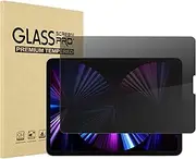 ProCase 4-Way Privacy Screen Protector for 10.9” iPad Air 5 2022/ iPad Air 4 2020/ iPad Pro 11” 4th Gen 2022/ 3rd 2021/ 2nd 2020/ 1st Gen 2018, 360 Degree Anti-Spy Tempered Glass Screen Film Guard
