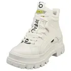 Buffalo Aspha Nc Mid Vegan Womens Platform Boots in White - 10 US