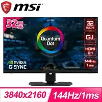 在飛比找PChome24h購物優惠-MSI 微星 Optix MPG321UR-QD 32型 I