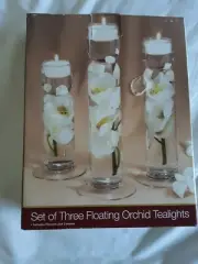 Bed Bath & Beyond Three Floating Orcid Tealights