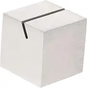 BIUDECO Business Card Menu Holder Postcard Holder Table Number Stands Business Cards Stand Cards Display Stand Note Card Holder Place Card Holder Office Accessory Stainless Steel