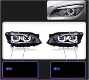 Car Headlights Compatible for 7 Series F01 F02 2009-2014 LED Car Lamps Daytime Running Lights Dynamic Turn Signals Car Accessories