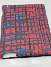 Vera Bradley Flip-Fold Tablet Case in Red/Blue/BlackArt Plaid - for iPad 2 & 3