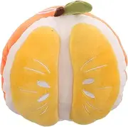 KONTONTY Fruit Shaped Pillows: Orange Shaped Throw Pillow Floor Cushion for Home Decor Soft Stuffed Toy for Kids Birthdays Holidays Couch Sofa Classroom