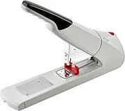 Novus B 56 Block Stapler (Stapling Capacity 200 Sheets, Office Stapler with Variable Insertion Depth up to 75 mm) Light Grey/Black