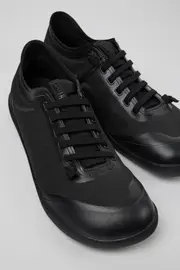 Peu Black textile shoes for men