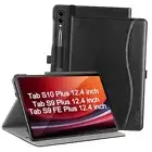 for Samsung Galaxy Tab S10 Plus Case 2024/ S9 Plus/ S9 FE Plus 12.4 IN Black