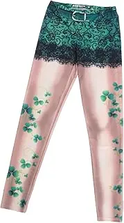 [GLSTOY] Saint Patrick's Day Leggings Performance Stocking 3d Printed Pants Comfortable Legging