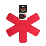 Set of 3 Pyrolux Cookware Flexible Non Stick Interior Pan Protectors-Red