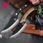 MYVIT Butcher Kitchen Knife with Sheath Boning Knife Meat Cleaver Chef Knives
