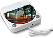 CD Player for Car with USB Port AUX Port, Portable External CD Player for Car, P