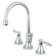 Kingston Brass KS298.NL Governor 1.2 GPM Widespread Bathroom - Chrome