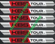 KBS Tour C-Taper Lite .355 Tip Steel Golf Club Shafts X-S Flex 115g 5-PW LOT 6